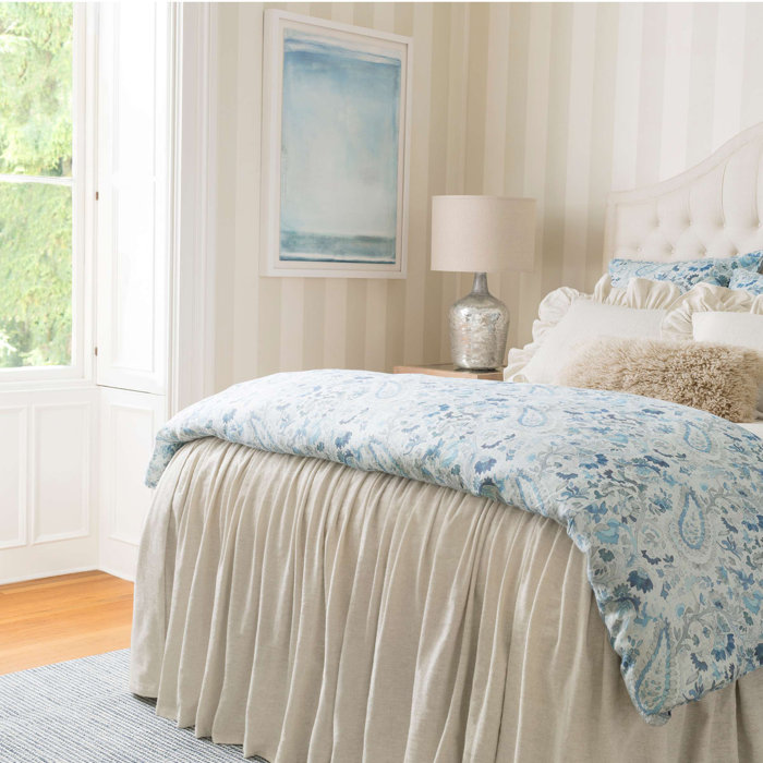 Dash and Albert Rugs Homer HandKnotted Checkered Area Rug in Blue Perigold